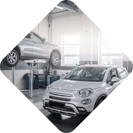 Car Mechanic Workshop Image Black and White 0