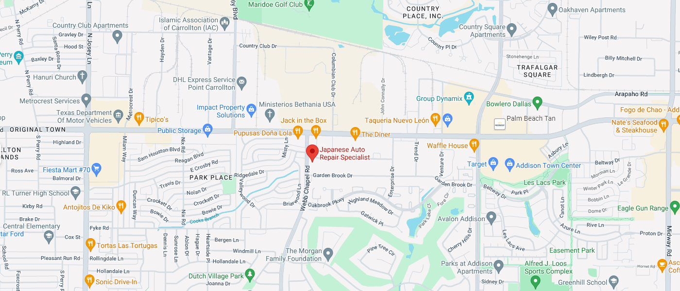 Google Map Image of Japanese Auto Repair Specialist